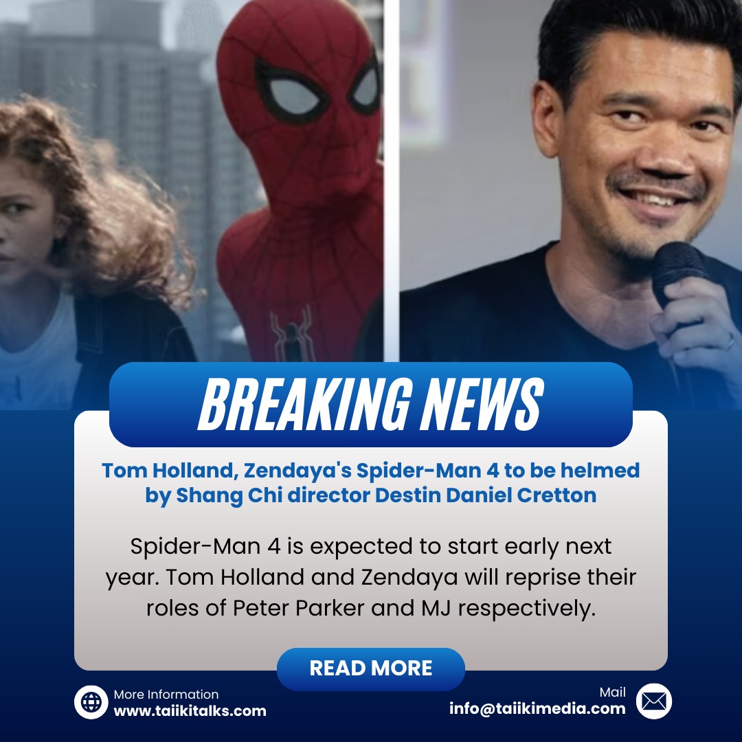 Tom Holland, Zendaya's Spider-Man 4 to be helmed by Shang Chi director Destin Daniel Cretton