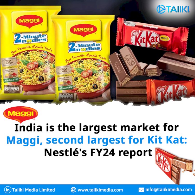 India is the largest market for Maggi, second largest for Kit Kat: Nestlé's FY24 report